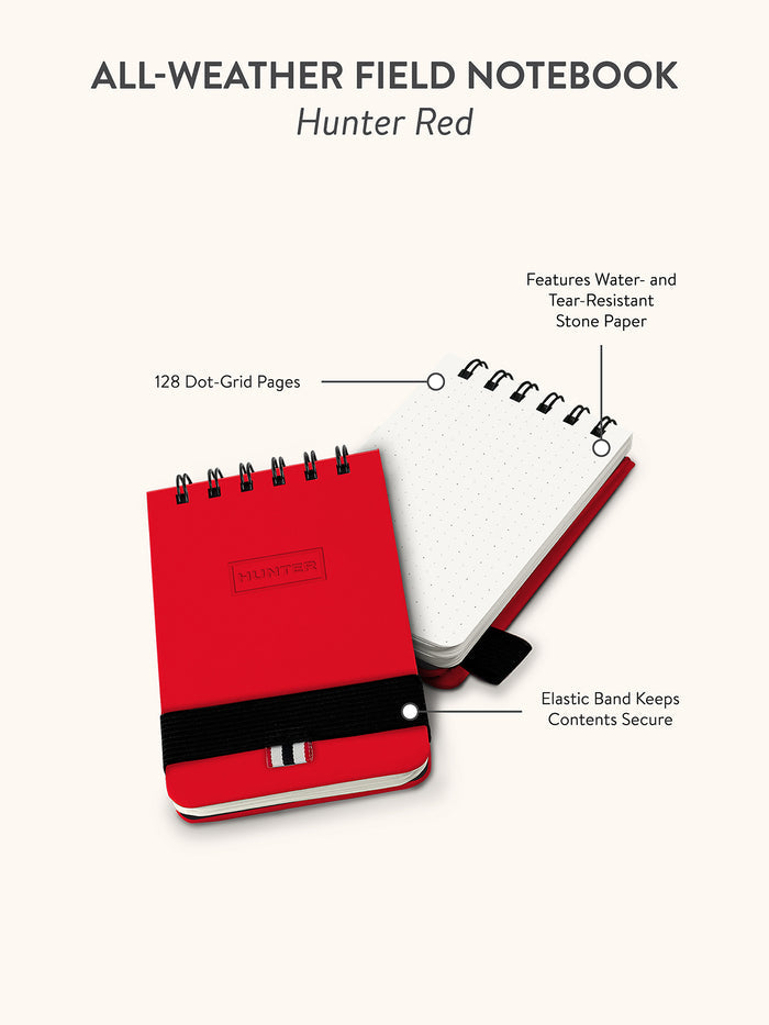 Hunter Red All-Weather Field Book