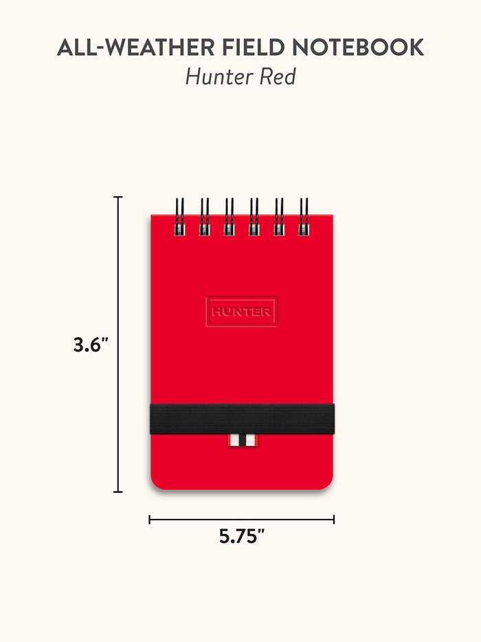 Hunter Red All-Weather Field Book