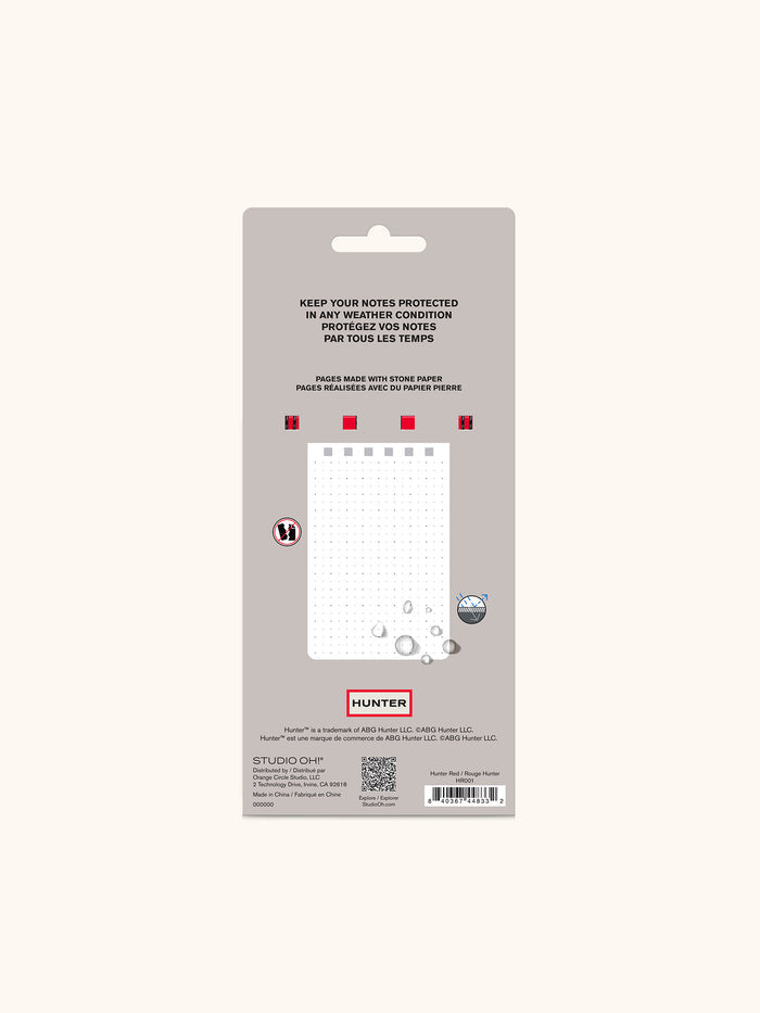 Hunter Red All-Weather Field Book