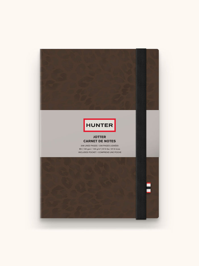 Hunter Umber Leopard Jotter