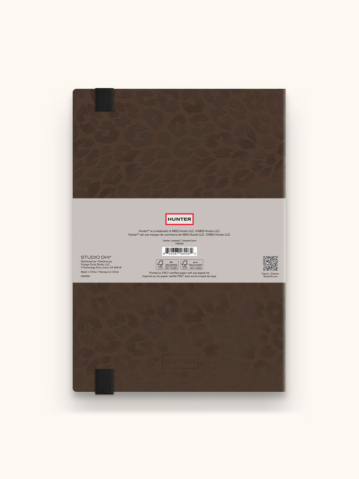 Hunter Umber Leopard Jotter