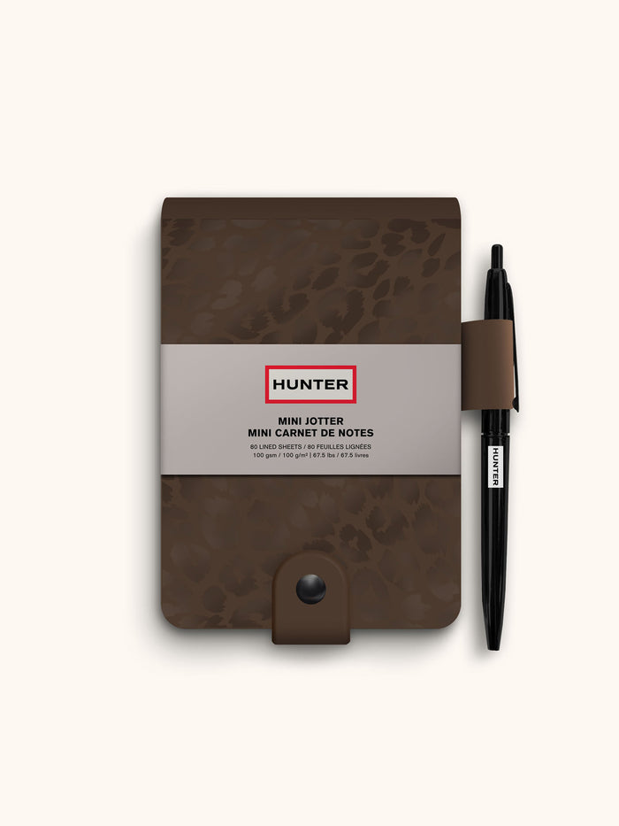 Hunter Umber Leopard Mini Jotter