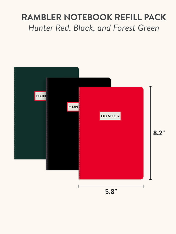 Hunter Variety Rambler Notebook Refill 3-Pack