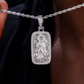 Icon Shepherd Pendant in White Gold