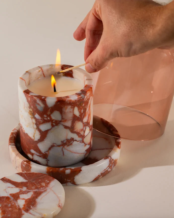 Indopomodoro Candle (Brick Marble)