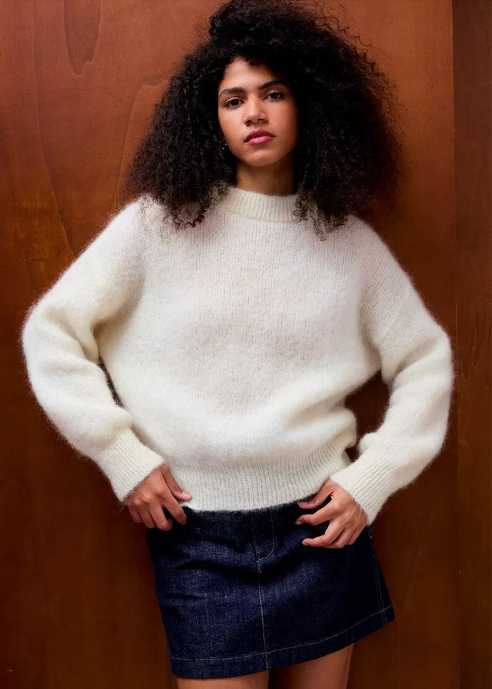 Jane Mohair Sweater (Cream)