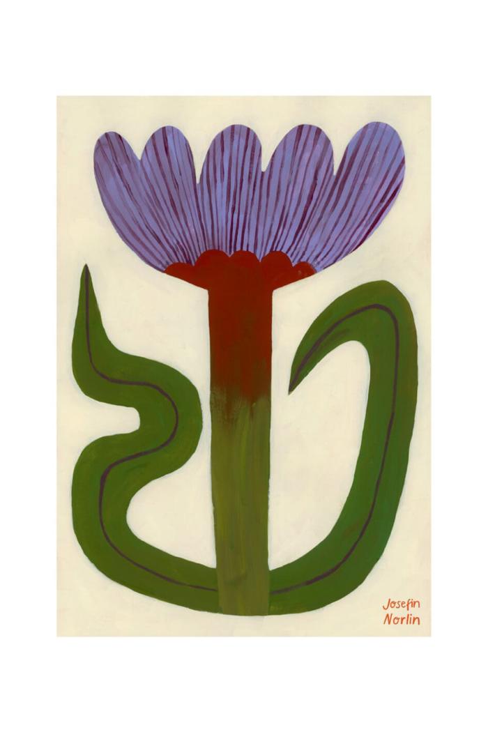 Jazzy Flower Poster