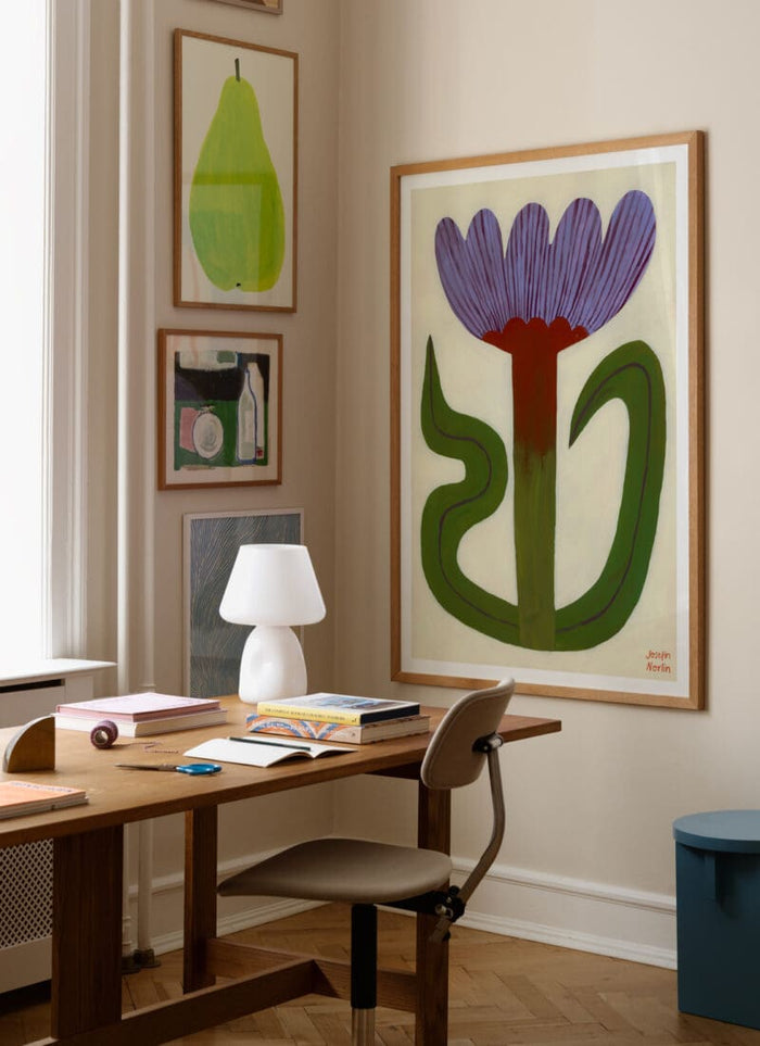Jazzy Flower Poster