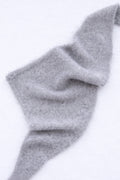 Gray scarf on a white background