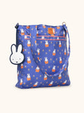 JuJuBe Miffy Flower Fields Be Light Tote Bag - Blue & Orange