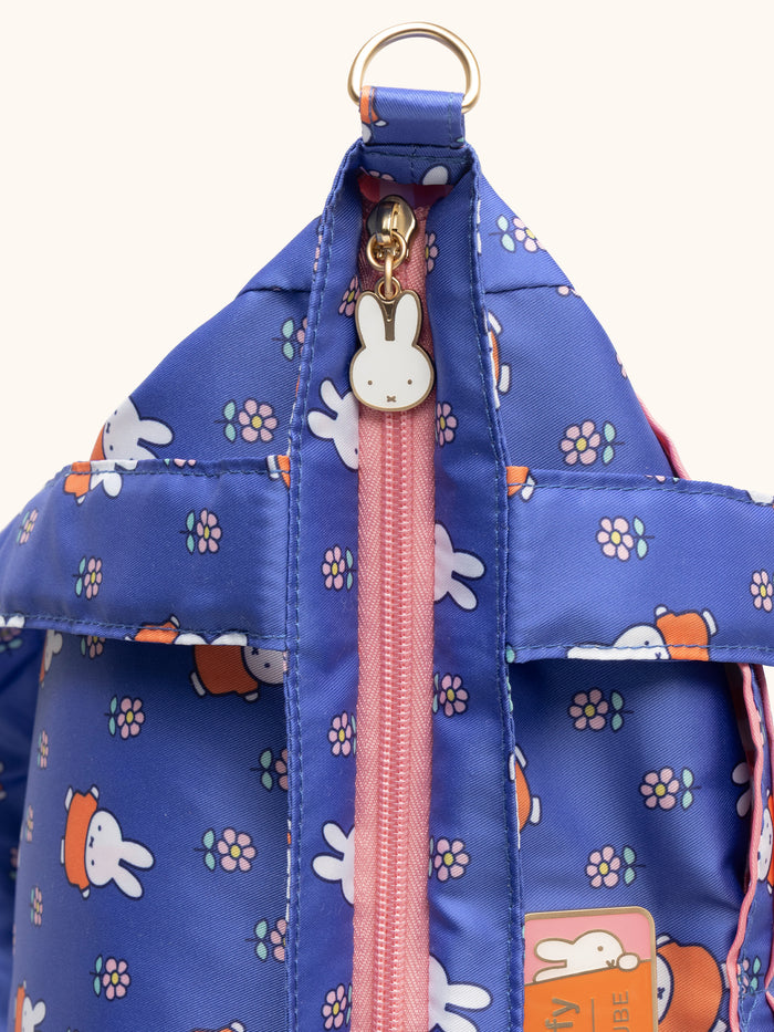 JuJuBe Miffy Flower Fields Be Light Tote Bag - Blue & Orange