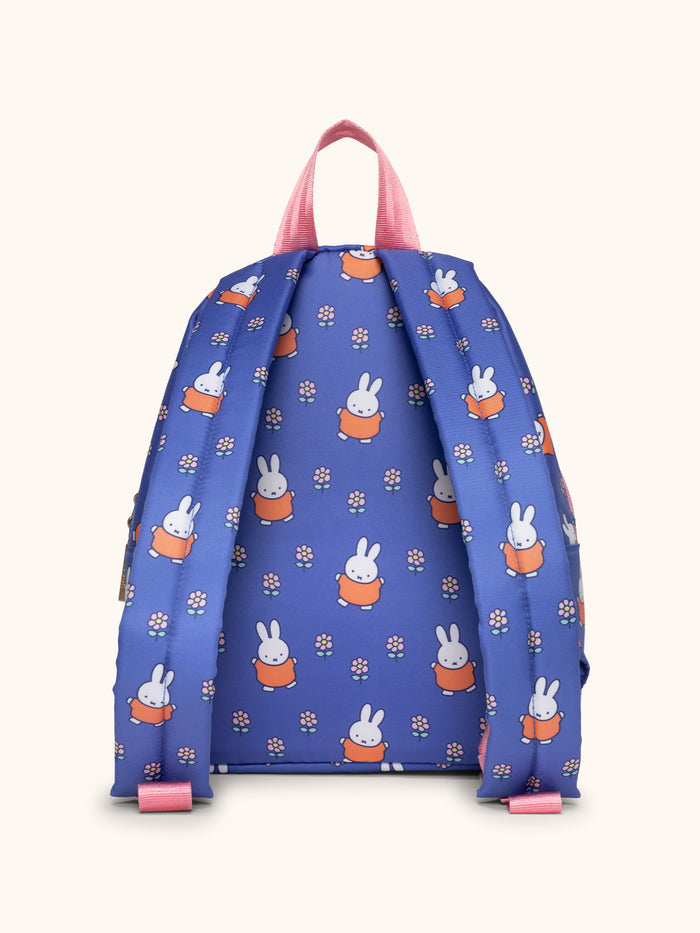 JuJuBe Miffy Flower Fields Everyday Mini Backpack - Blue & Orange