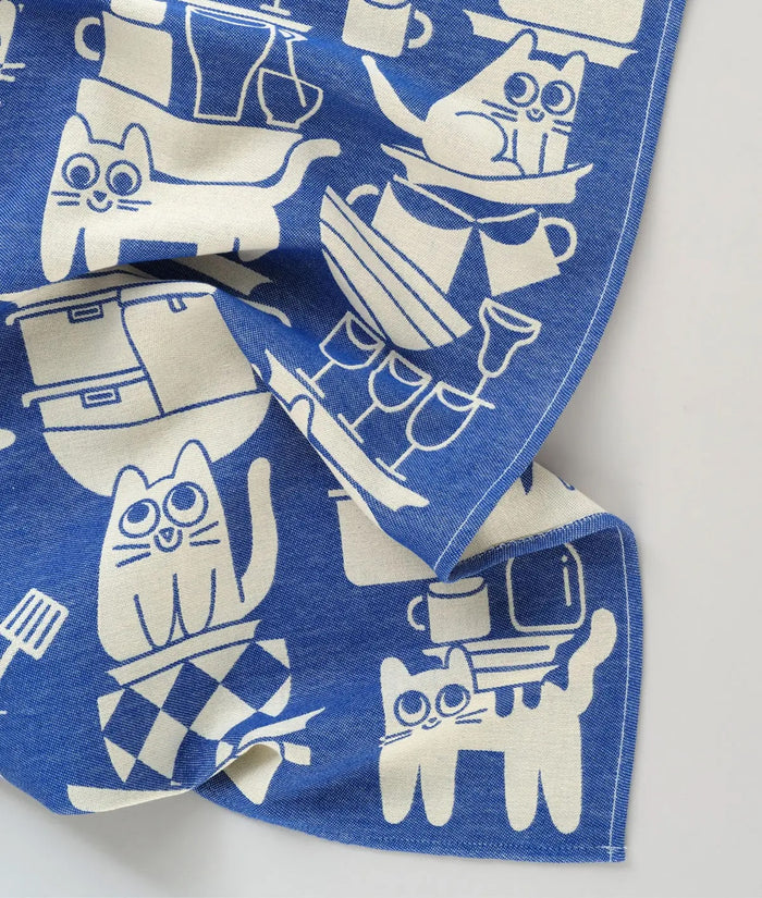 Kitchen Cats Tea Towel