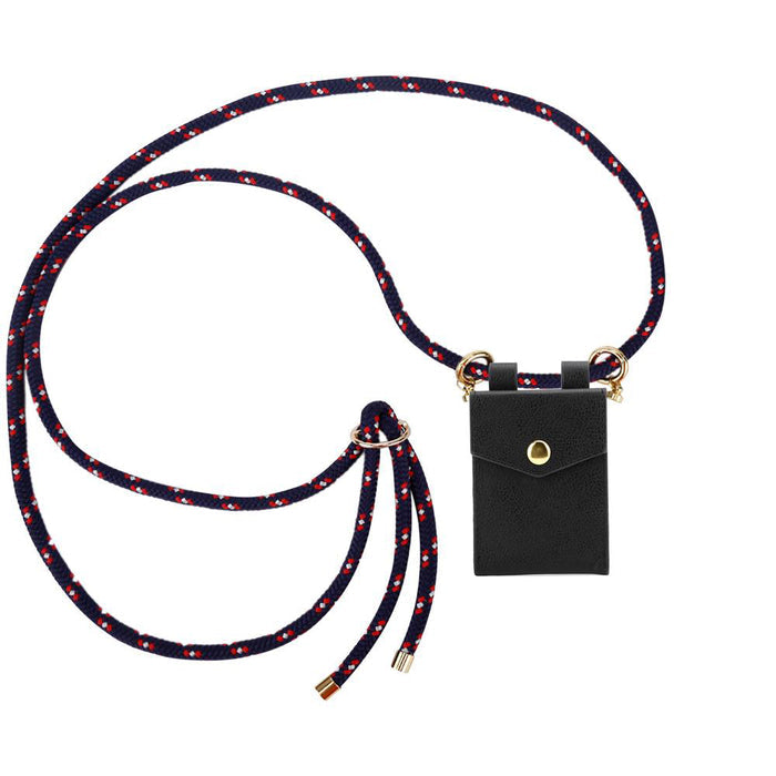 Blau rot weiß gepunktet /