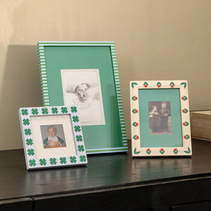 Large Patch Photo Frame (Stripe)