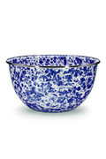 Large Salad Bowl (Cobalt Swirl)