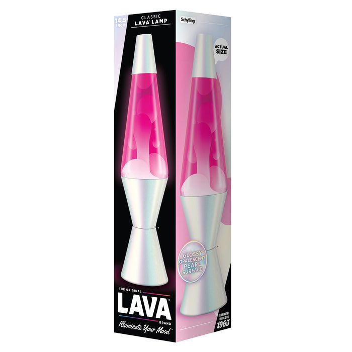 Lava Lamp (White + Pink)