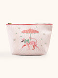 Leopard on Parade Clutch Cosmetic Bag