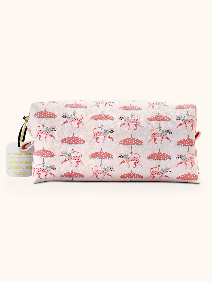 Leopard on Parade Cosmetic Loaf Pouch