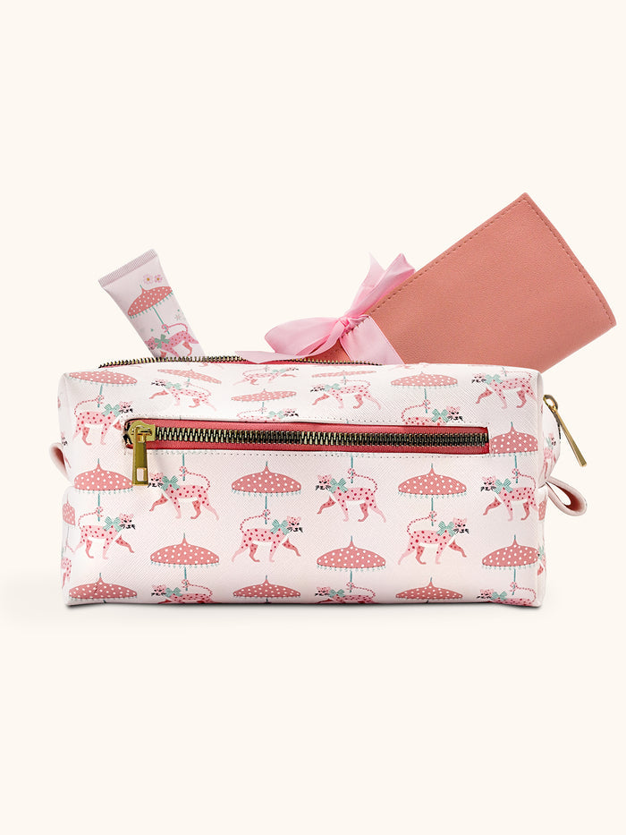 Leopard on Parade Cosmetic Loaf Pouch
