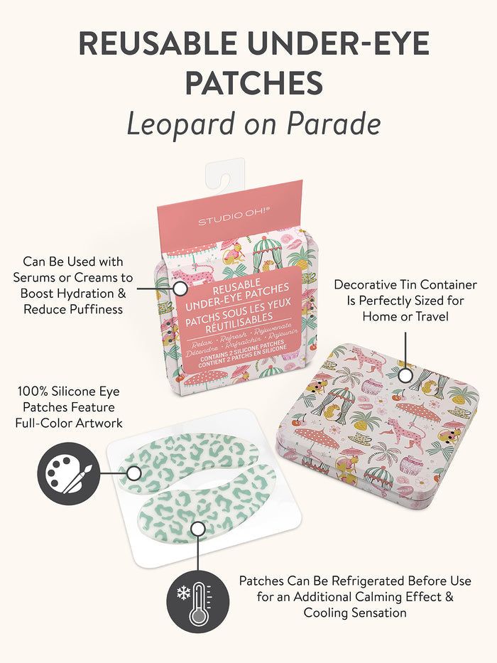 Leopard on Parade Reusable Under-Eye Patches