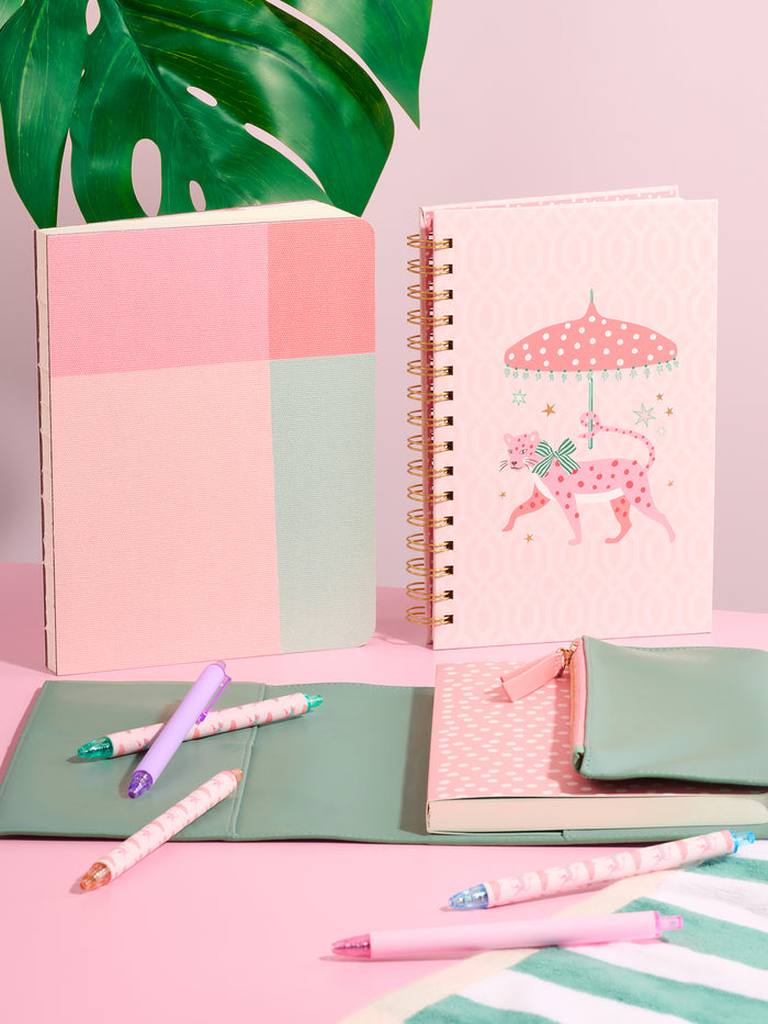Leopard on Parade Soft-Touch Gel Pen Set