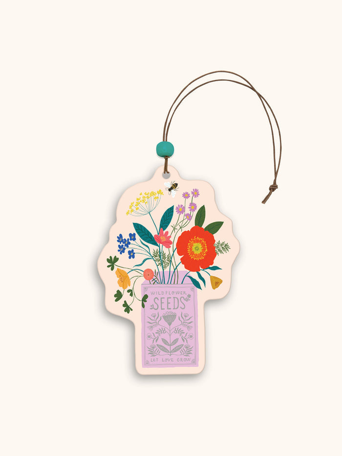 Let Love Grow Car Air Freshener