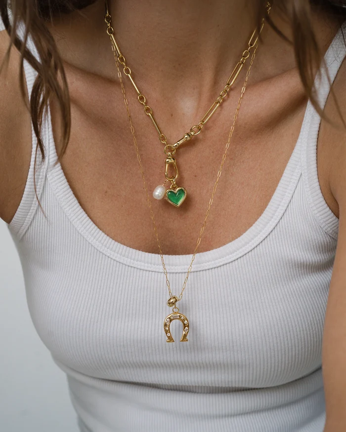 Liam Watch Chain Necklace (Gold Plated)