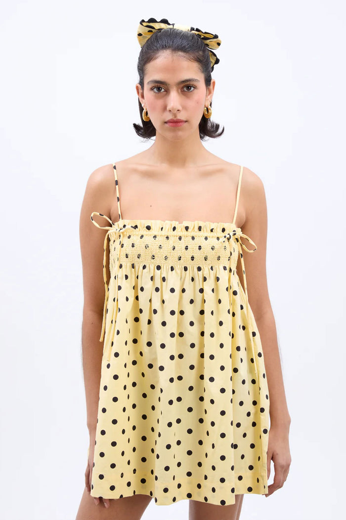 Lilo Mini Dress (Butter Spot)