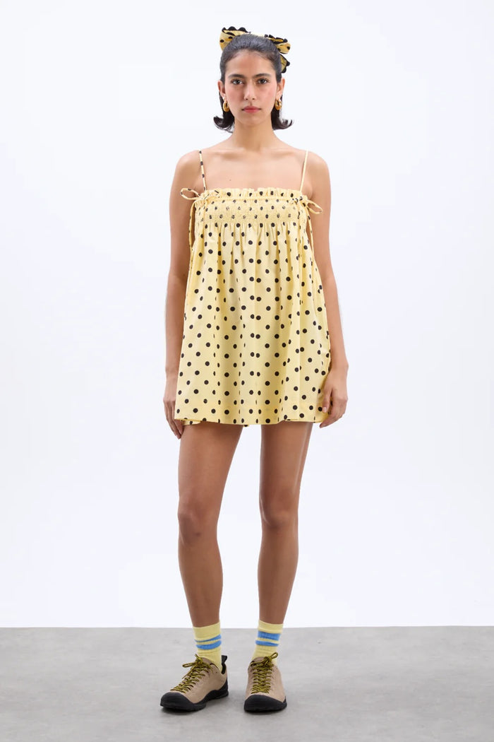 Lilo Mini Dress (Butter Spot)