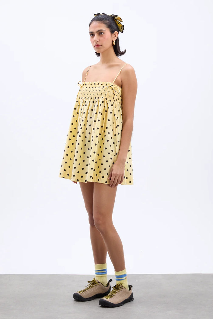 Lilo Mini Dress (Butter Spot)