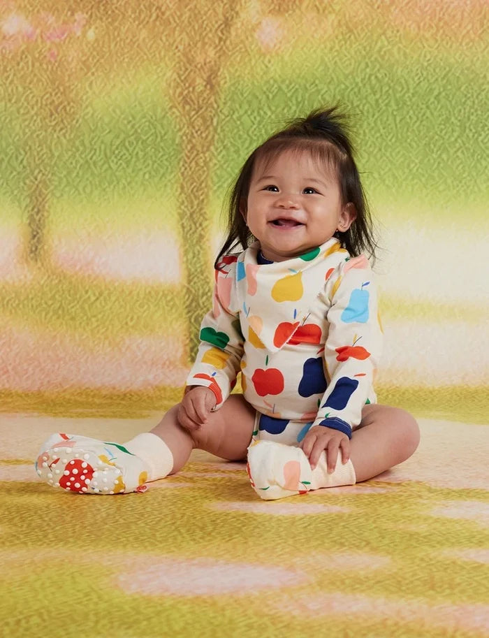 Long Sleeve Bodysuit (Tiny Orchard)