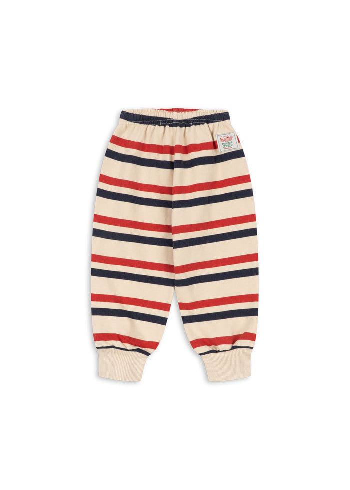 Loupy Lou Sweatpants (Tangerine Stripe)