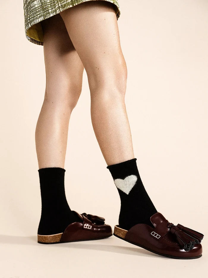 Love Cashmere Crew (Black)