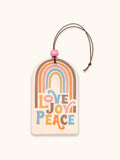 Love Joy Peace Rainbow Car Air Freshener