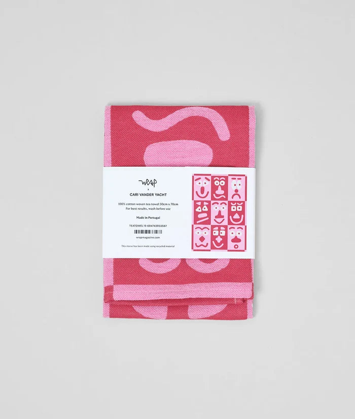 Making Faces Tea Towel