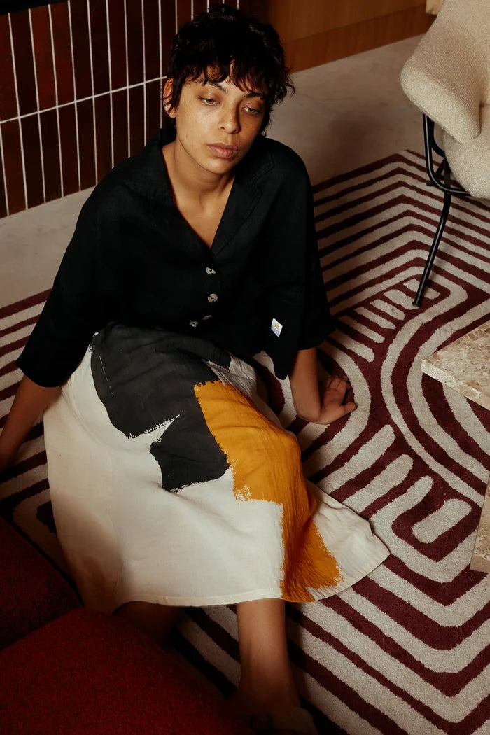 Maxim Linen Shirt (Black)