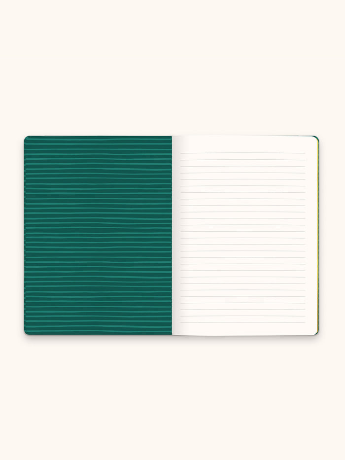 Midnight Garden Casey Notebook with Phone Loop