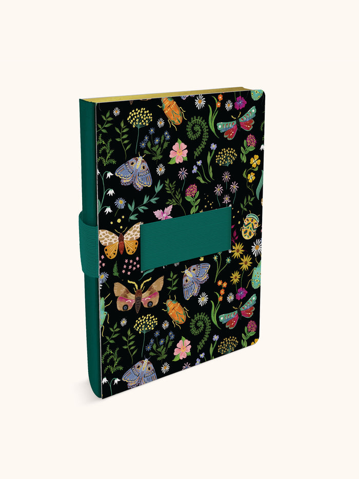 Midnight Garden Casey Notebook with Phone Loop