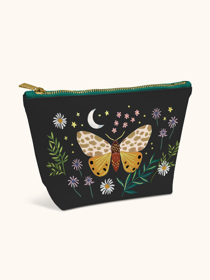 Midnight Garden Clutch Cosmetic Bag