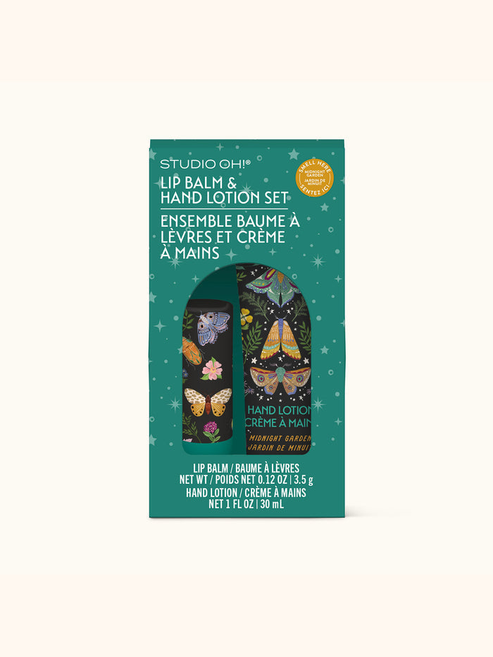 Midnight Garden Lip Balm & Hand Lotion Set