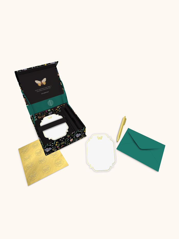 Midnight Garden Luxury Stationery Set