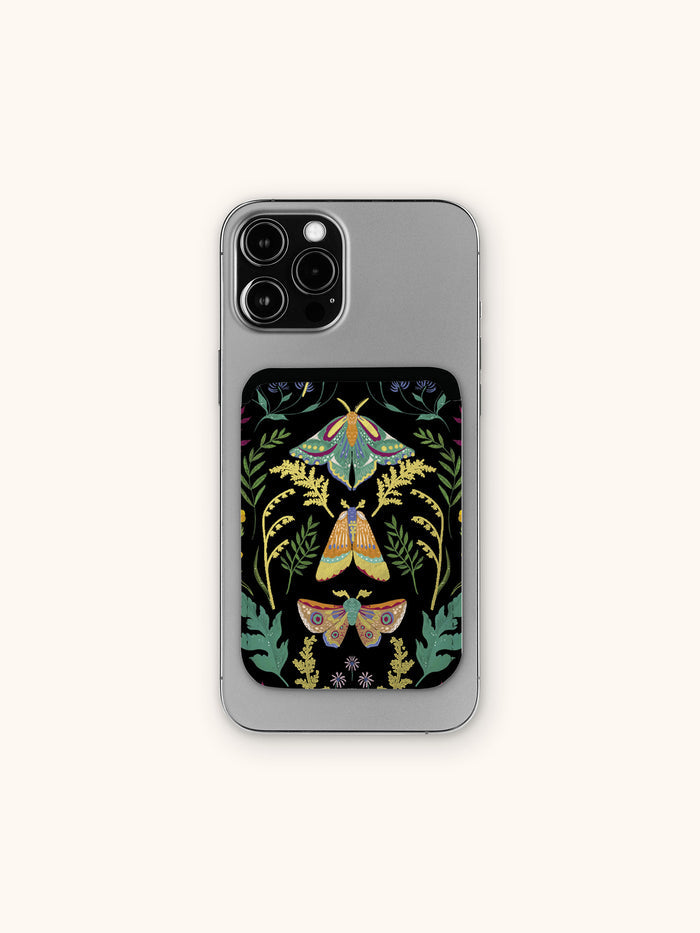 Midnight Garden Magnetic Cell Phone Wallet