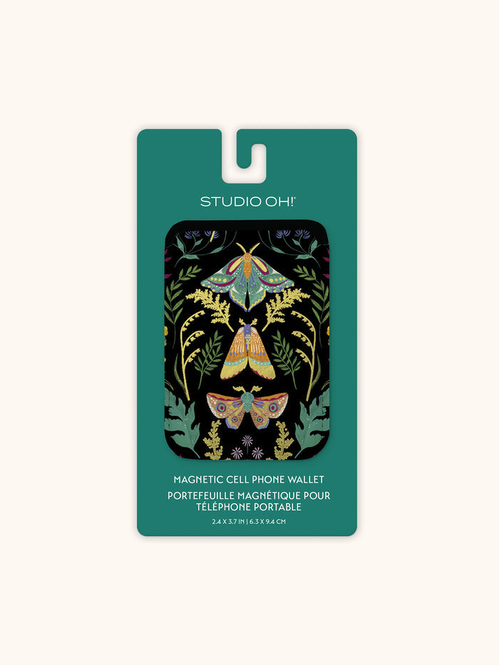 Midnight Garden Magnetic Cell Phone Wallet