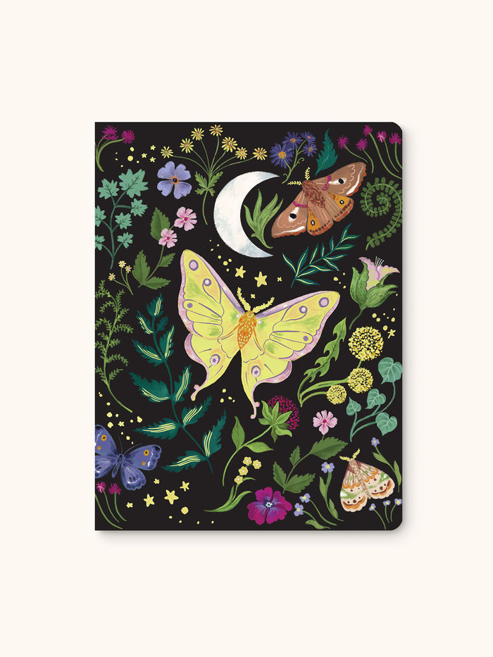 Midnight Garden Medium Coptic-Bound Journal