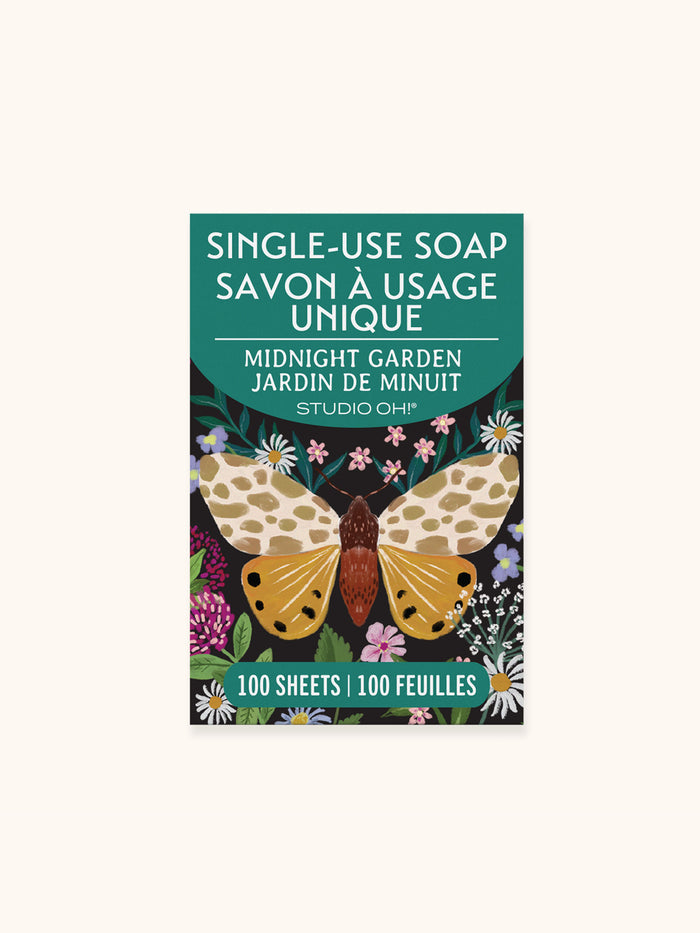 Midnight Garden Single-Use Soap Sheets