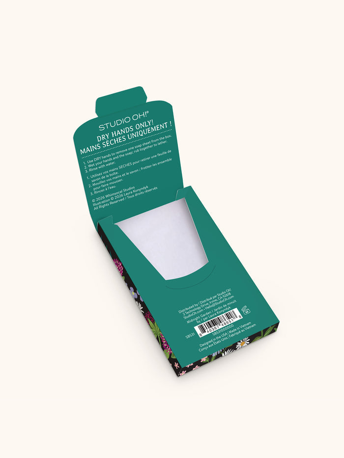 Midnight Garden Single-Use Soap Sheets