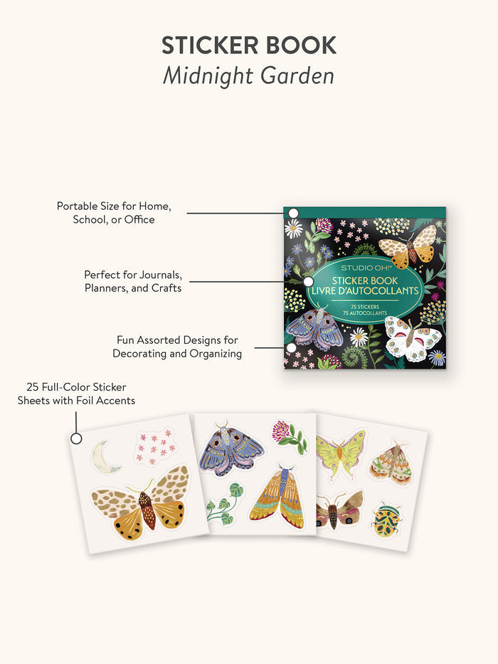 Midnight Garden Sticker Book
