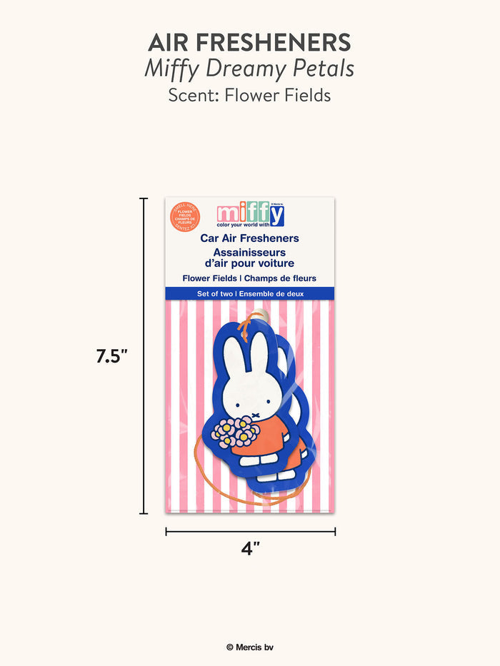 Miffy Dreamy Petals Car Air Fresheners
