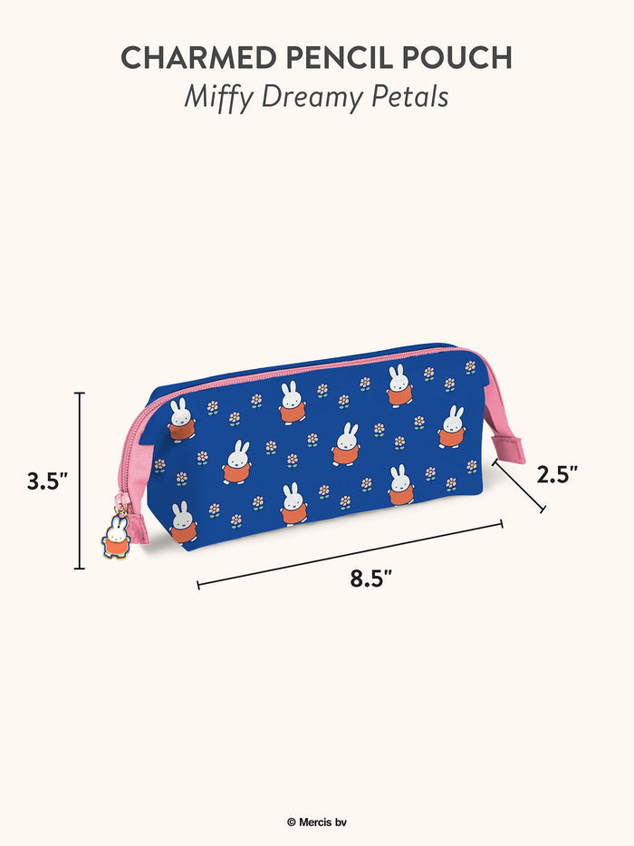Miffy Dreamy Petals Charmed Pencil Pouch
